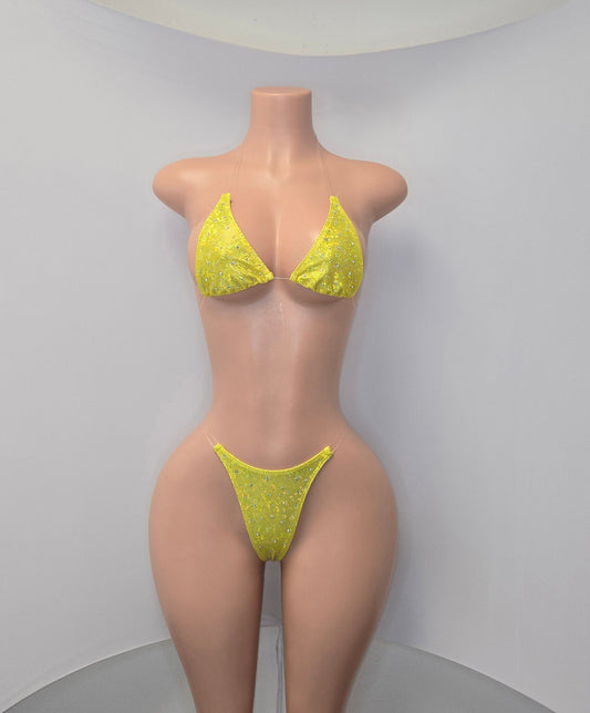 10B Set Susi Elastico transparente With Stones