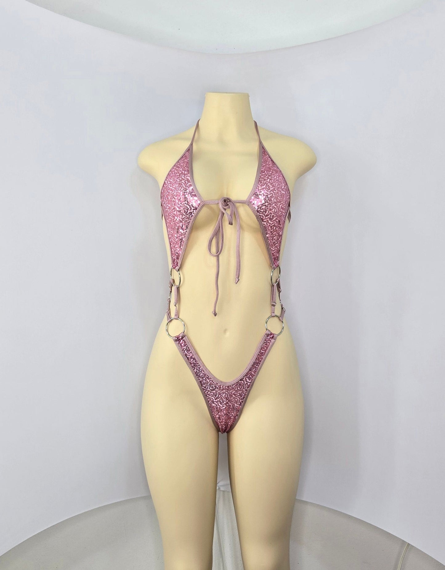 10F Candela body with three rings on the sides of the waist Without Stones