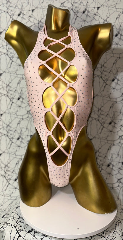 10A Body Tania With Rhinestones