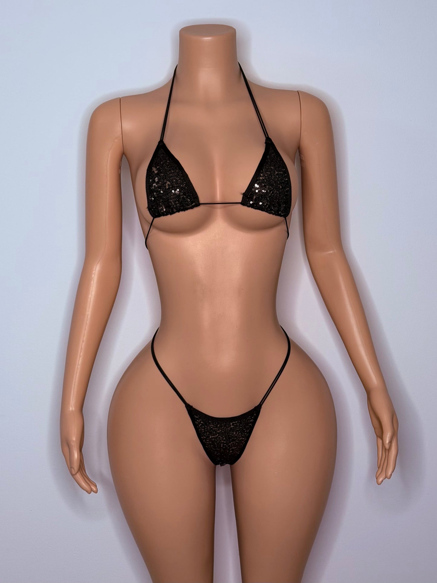 10B Set Candy – Rhinestone Micro Bikini – Exotic Dancer Stagewear for Women – Stage & Clubwear King Thong