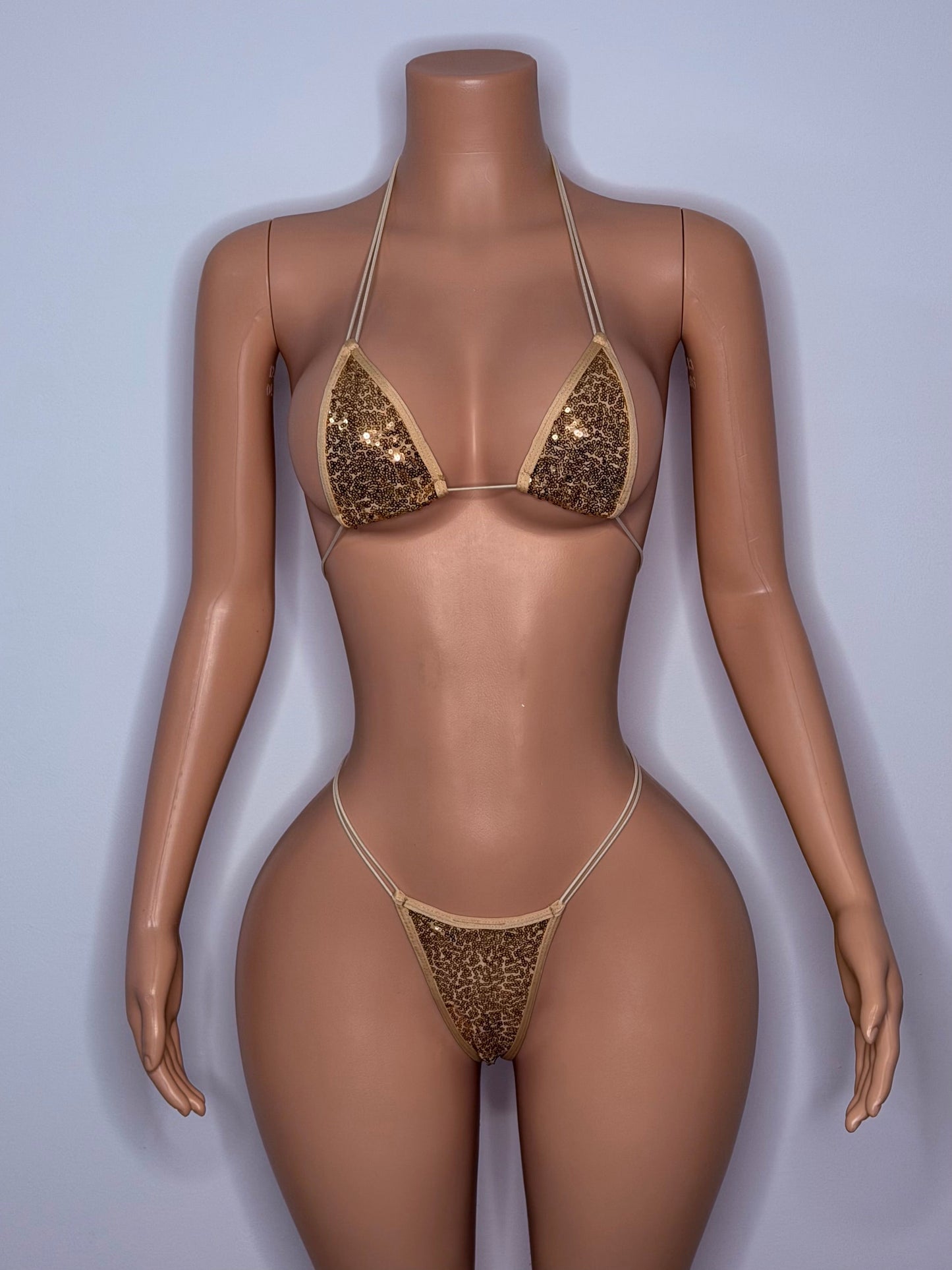 10B Set Candy – Rhinestone Micro Bikini – Exotic Dancer Stagewear for Women – Stage & Clubwear King Thong