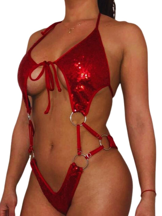 10F Candela body with three rings on the sides of the waist Without Stones