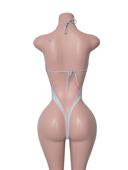 10A Paulina Bodysuit with stone detailing