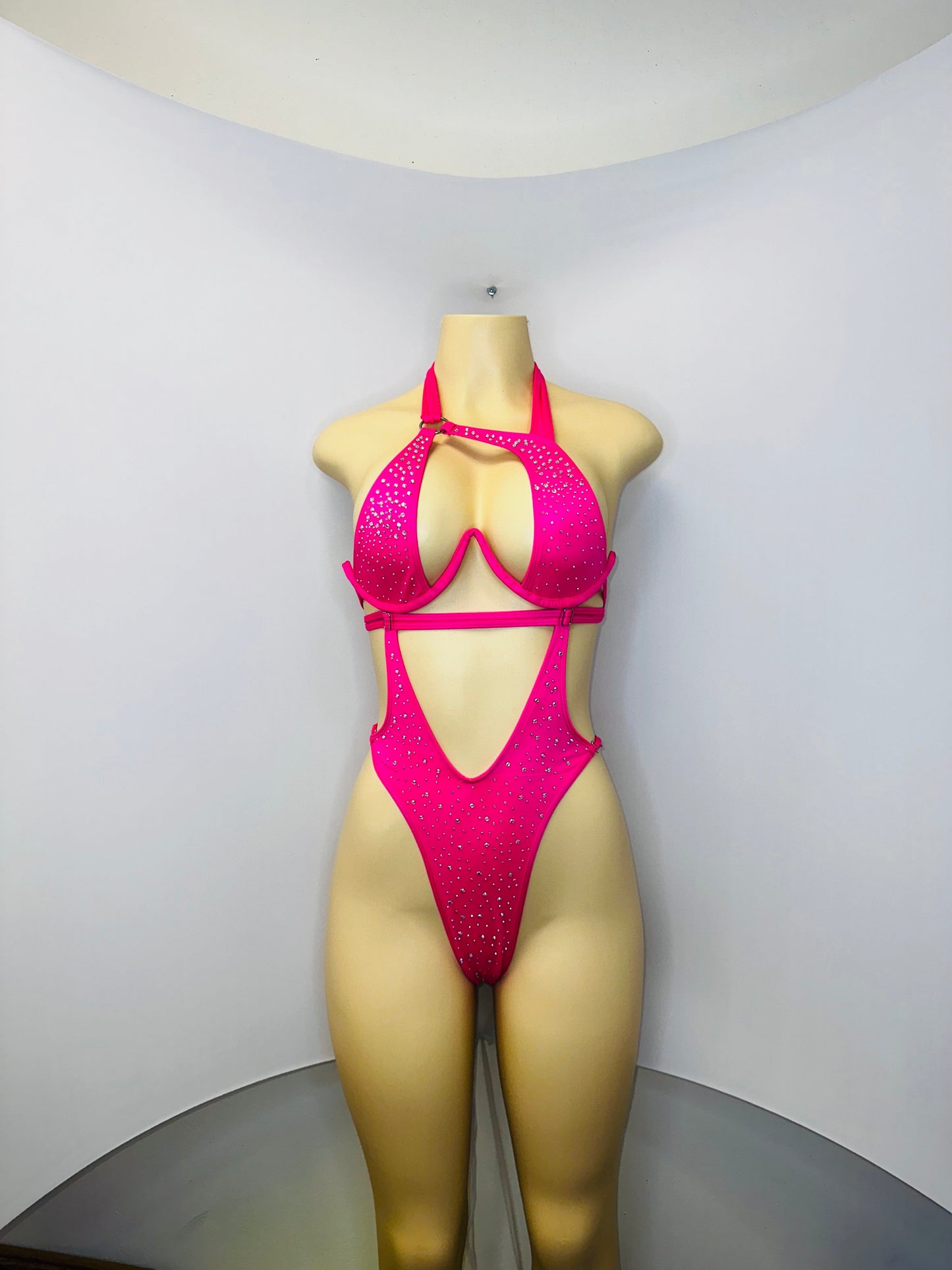 10A Body Sandra – Stripper Bodysuit, Rhinestone Stagewear, Dance Outfit