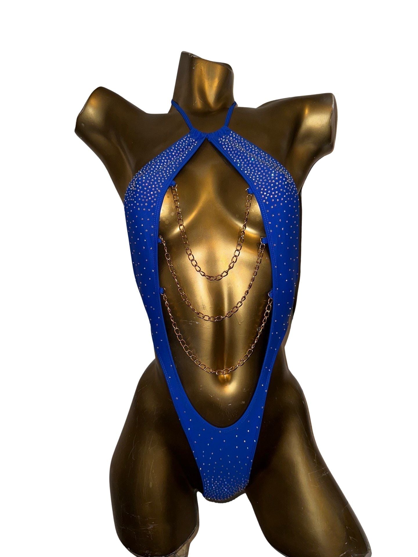 10A Body Meliza with Chain, With Stones