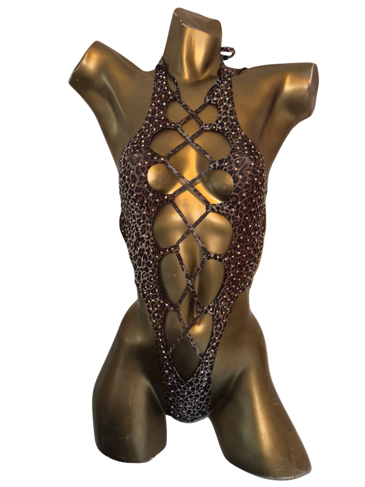 10A Body Tania With Rhinestones