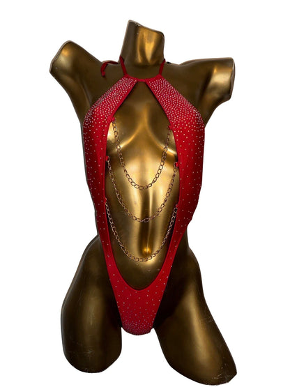 10A Body Meliza with Chain, With Stones