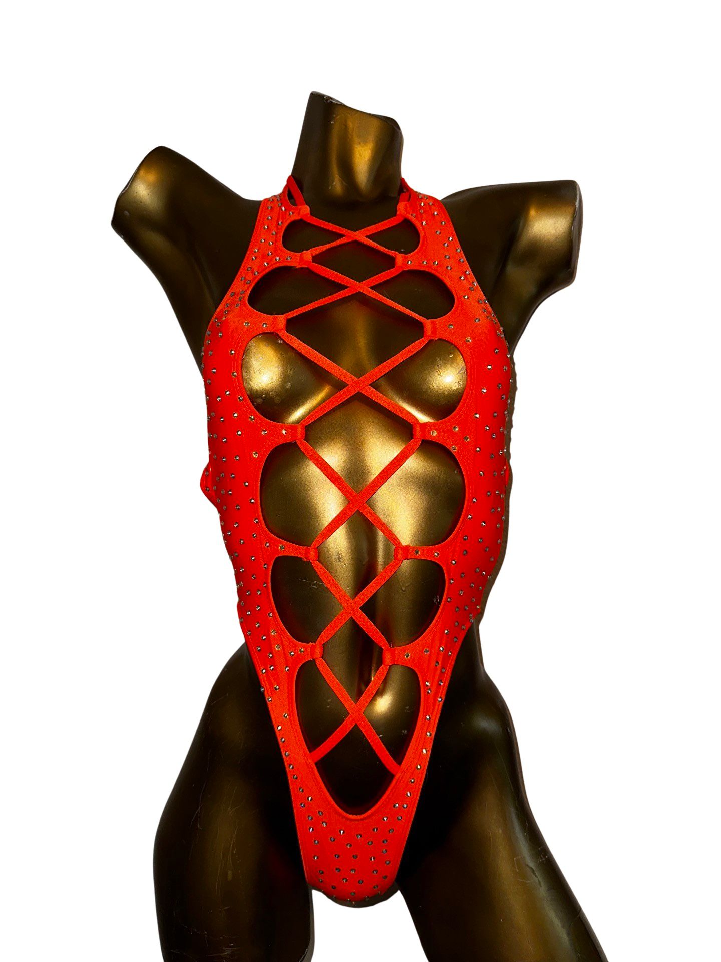 10A Body Tania With Rhinestones