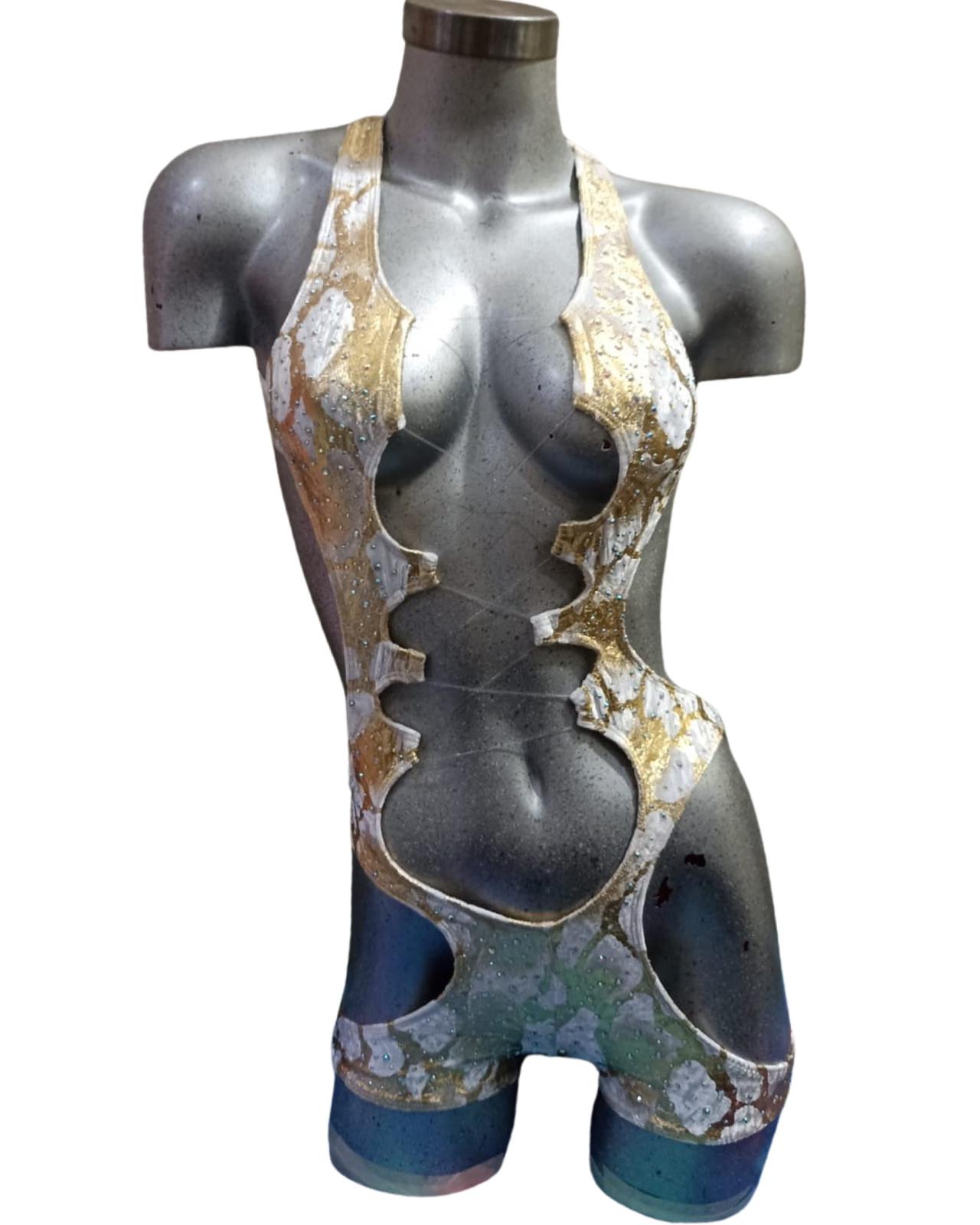 10A Emilia Bodysuit with Stones