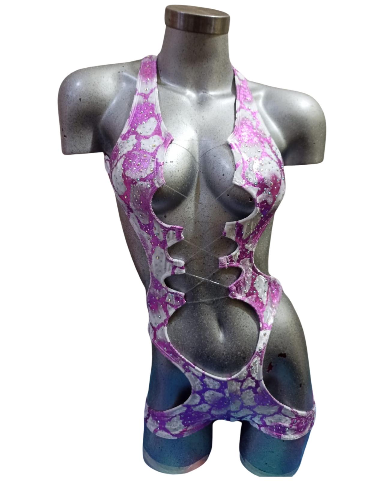 10A Emilia Bodysuit with Stones