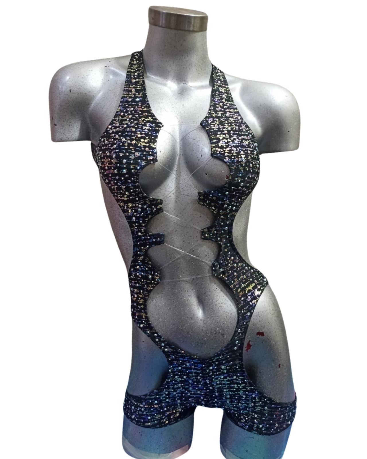 10A Emilia Bodysuit with Stones