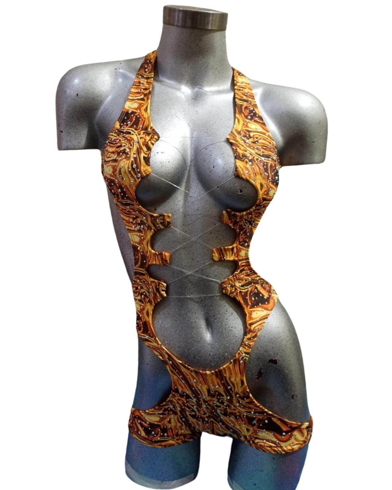 10A Emilia Bodysuit with Stones
