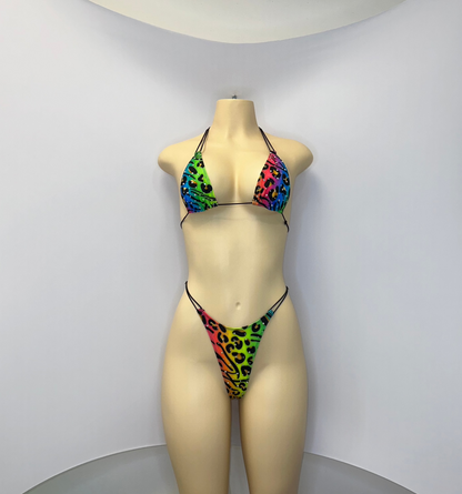 10B Set Susi – Rhinestone Micro Bikini – Exotic Dancer Stagewear for Women – Stage & Clubwear Outfit King Thong