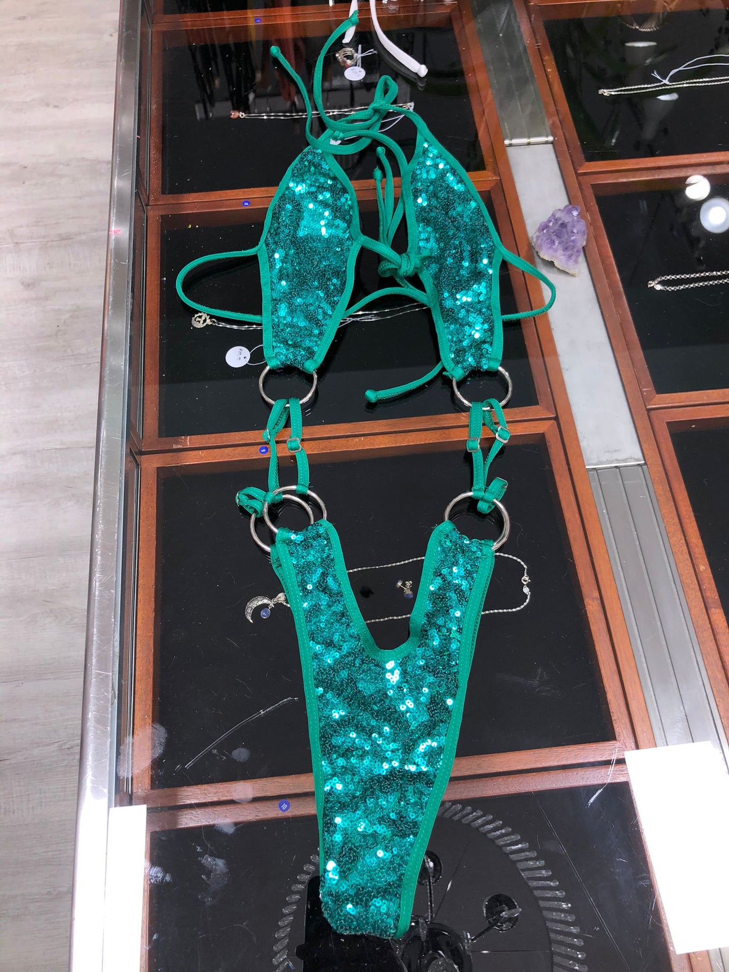 10F Candela body with three rings on the sides of the waist Without Stones