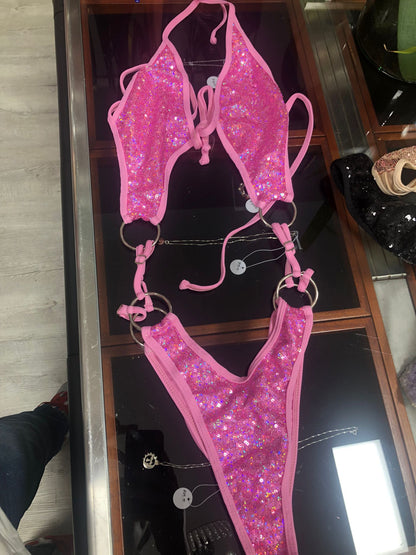 10F Candela body with three rings on the sides of the waist Without Stones