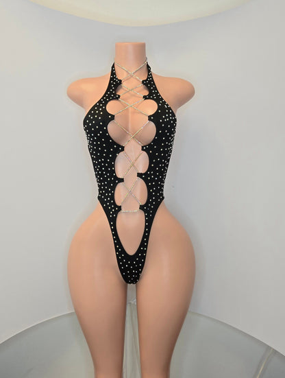10A Body Tania With Rhinestones