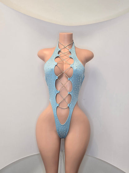 10A Body Tania With Rhinestones