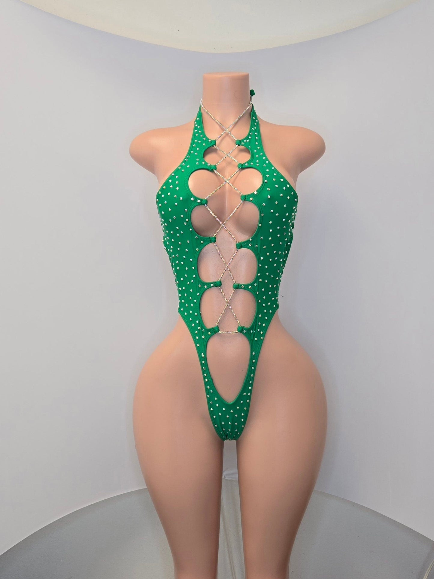 10A Body Tania With Rhinestones