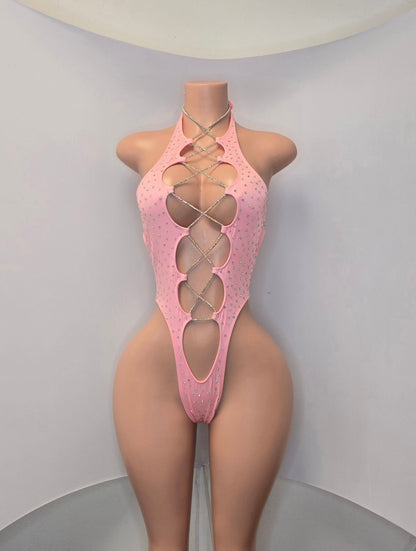 10A Body Tania With Rhinestones