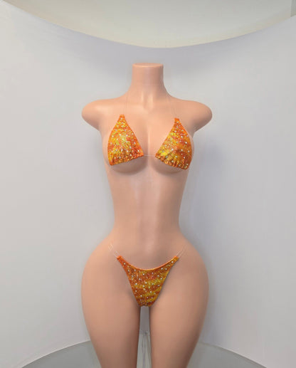10B Set Susi Elastico transparente  With Stones