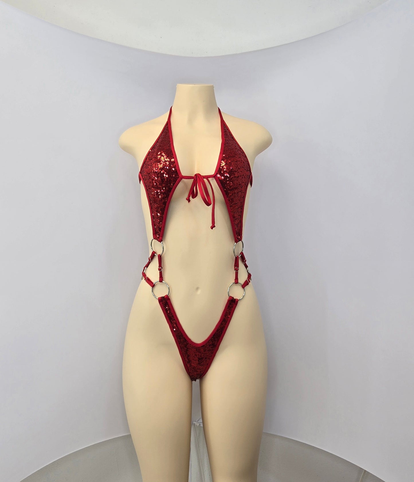 10F Candela body with three rings on the sides of the waist Without Stones