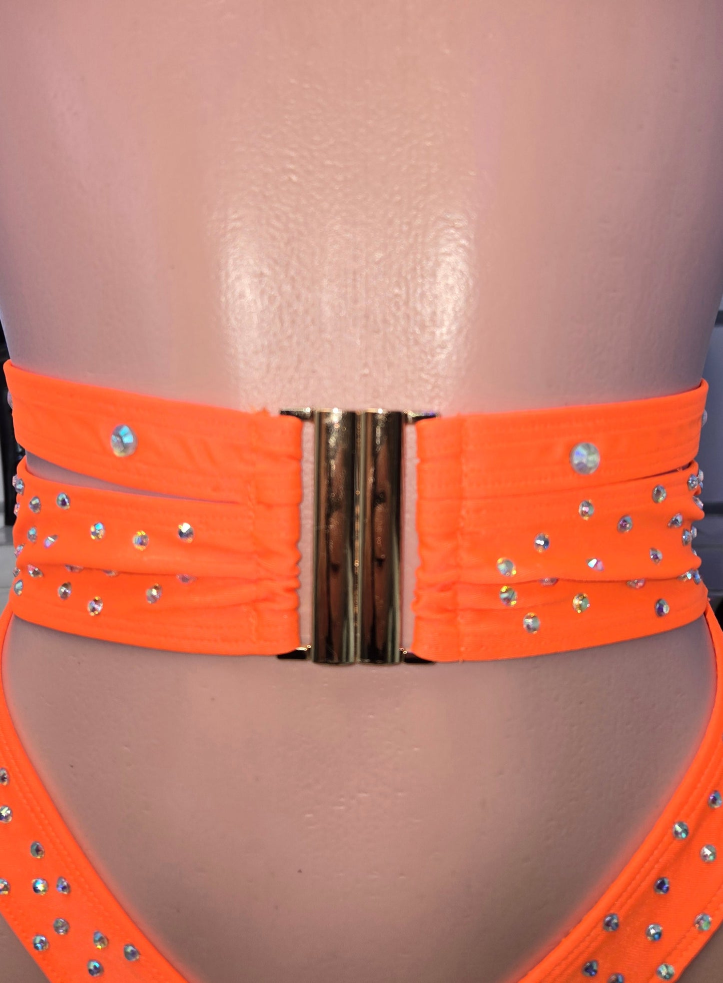 10B Alejandra Set – Rhinestone Stripper Bikini Handmade for Club Performers