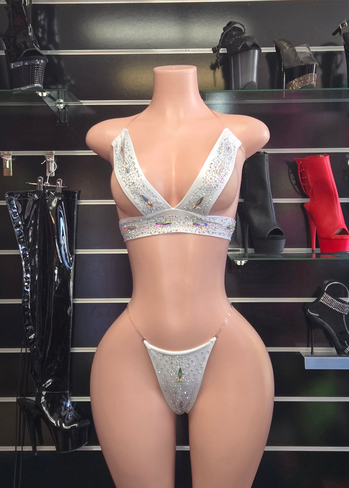 10B Set Betty Demi-Bras with Stones