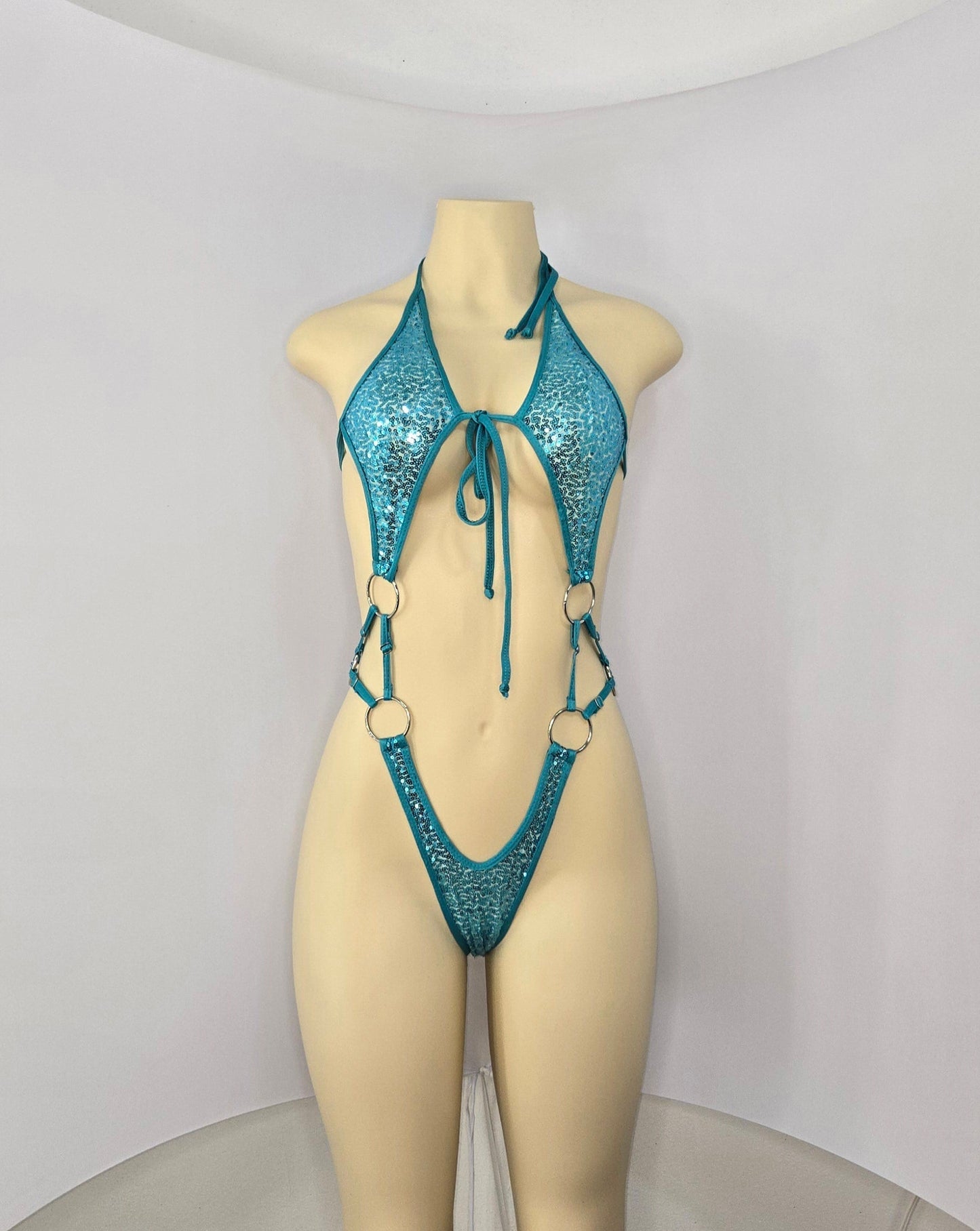 10F Candela body with three rings on the sides of the waist Without Stones