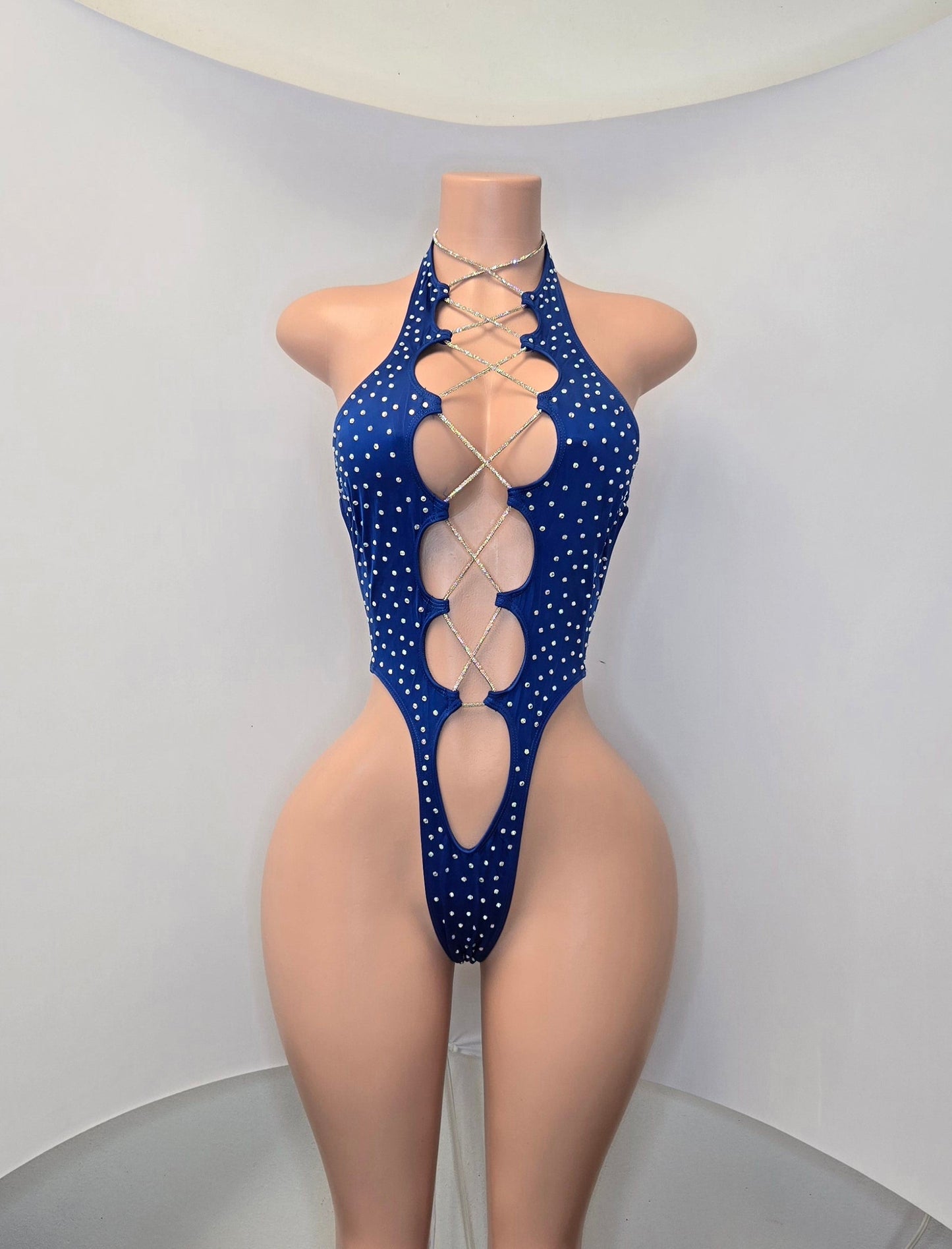 10A Body Tania With Rhinestones