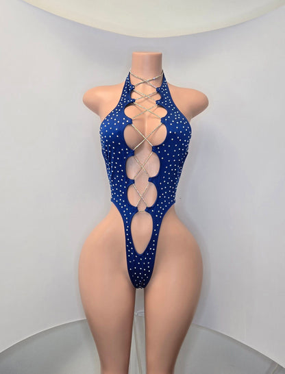 10A Body Tania With Rhinestones