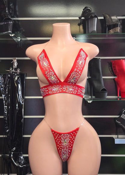 10B Set Betty Demi-Bras with Stones