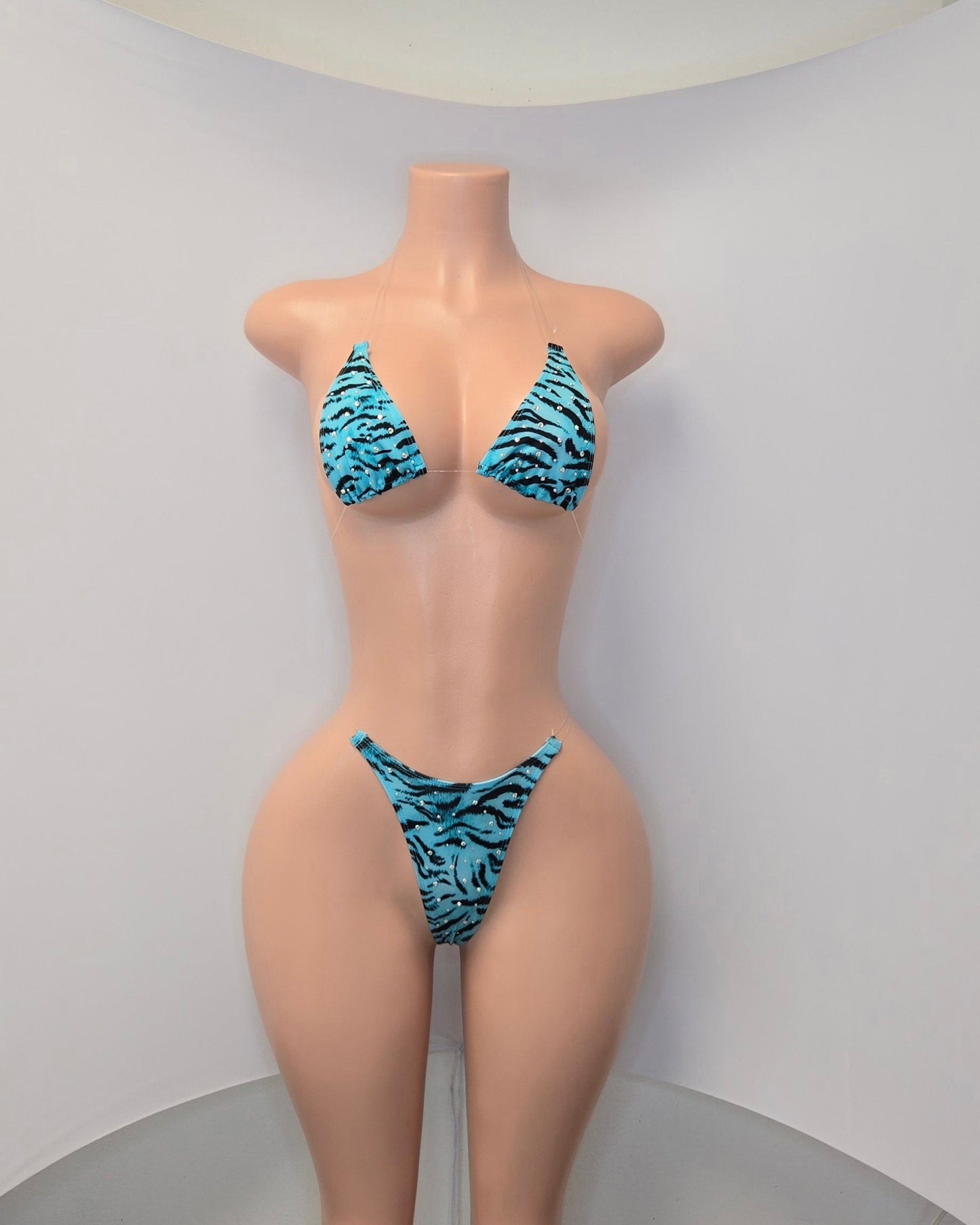 10B Set Susi Elastico transparente  With Stones