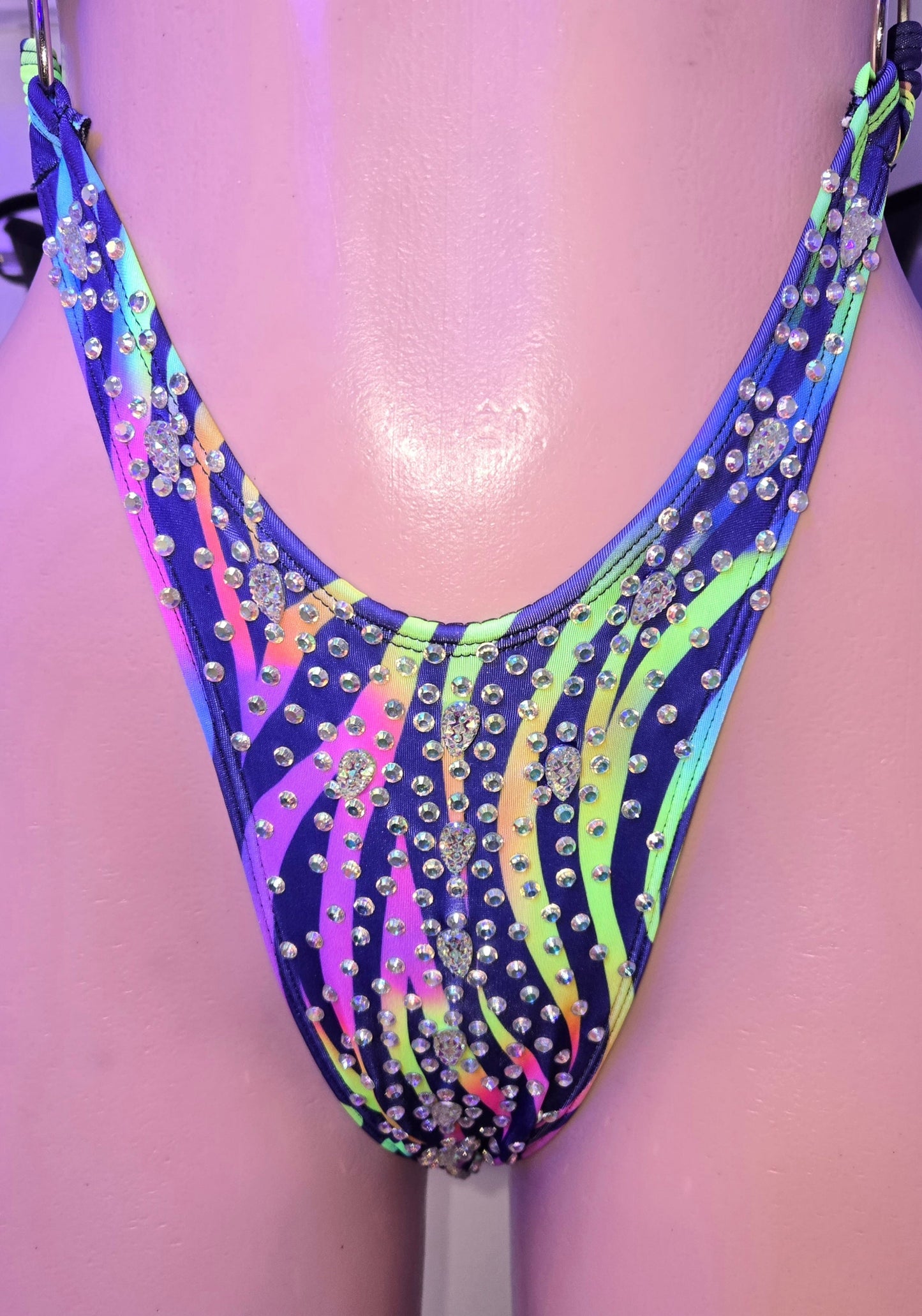 10A Body Lirio – Stripper Rhinestone Bodysuit | King Thong Dancewear