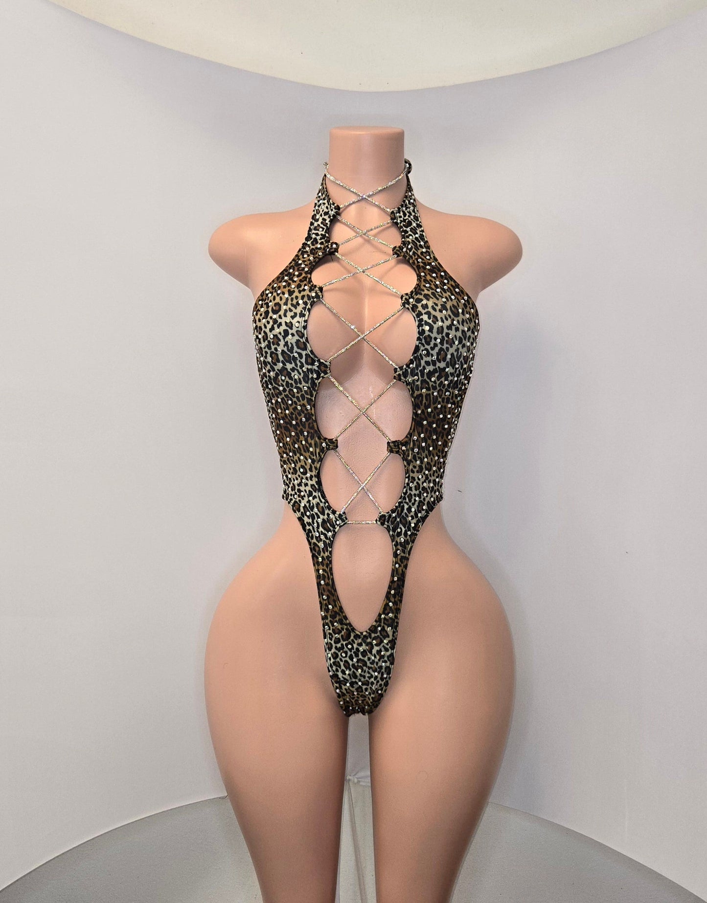 10A Body Tania With Rhinestones