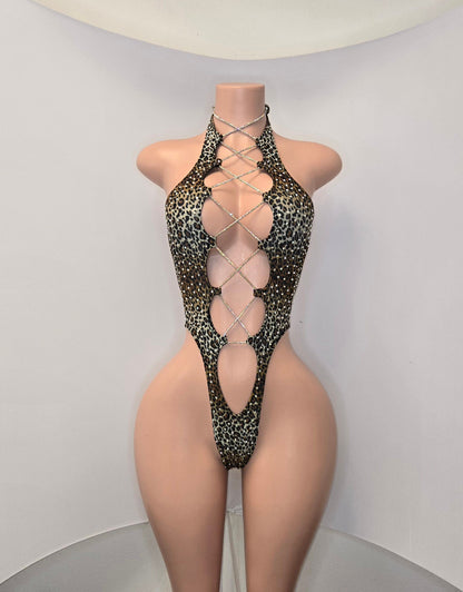 10A Body Tania With Rhinestones