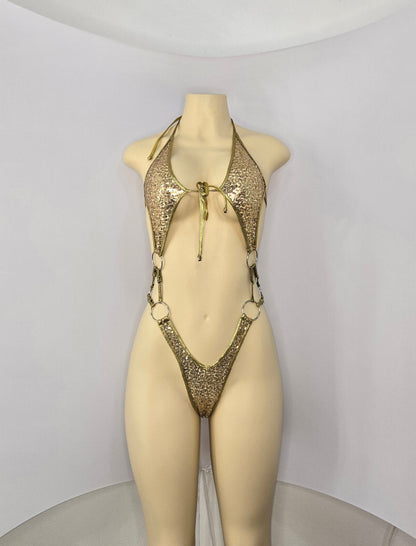 10F Candela body with three rings on the sides of the waist Without Stones