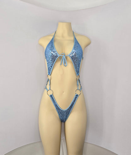 10F Candela body with three rings on the sides of the waist Without Stones
