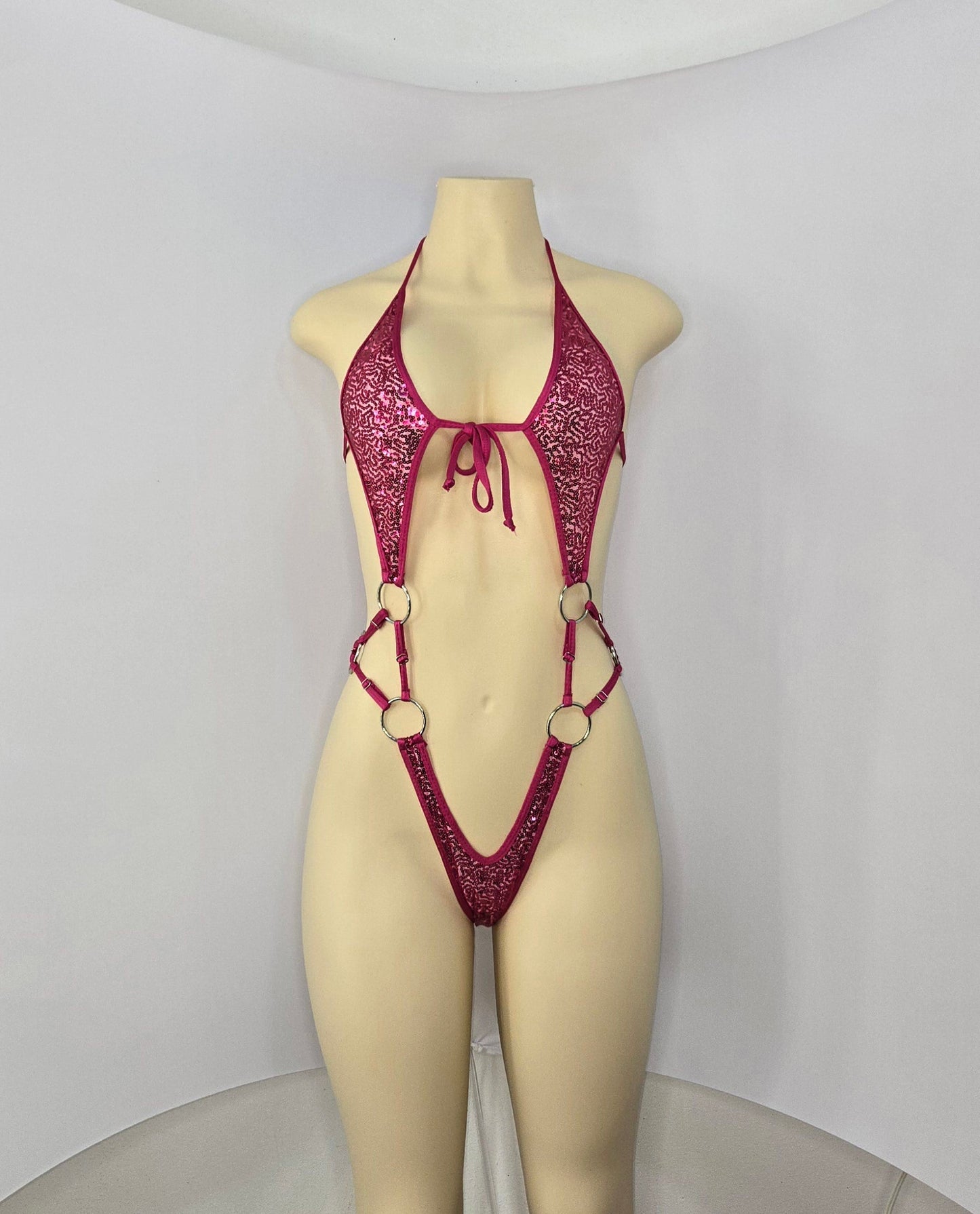 10F Candela body with three rings on the sides of the waist Without Stones