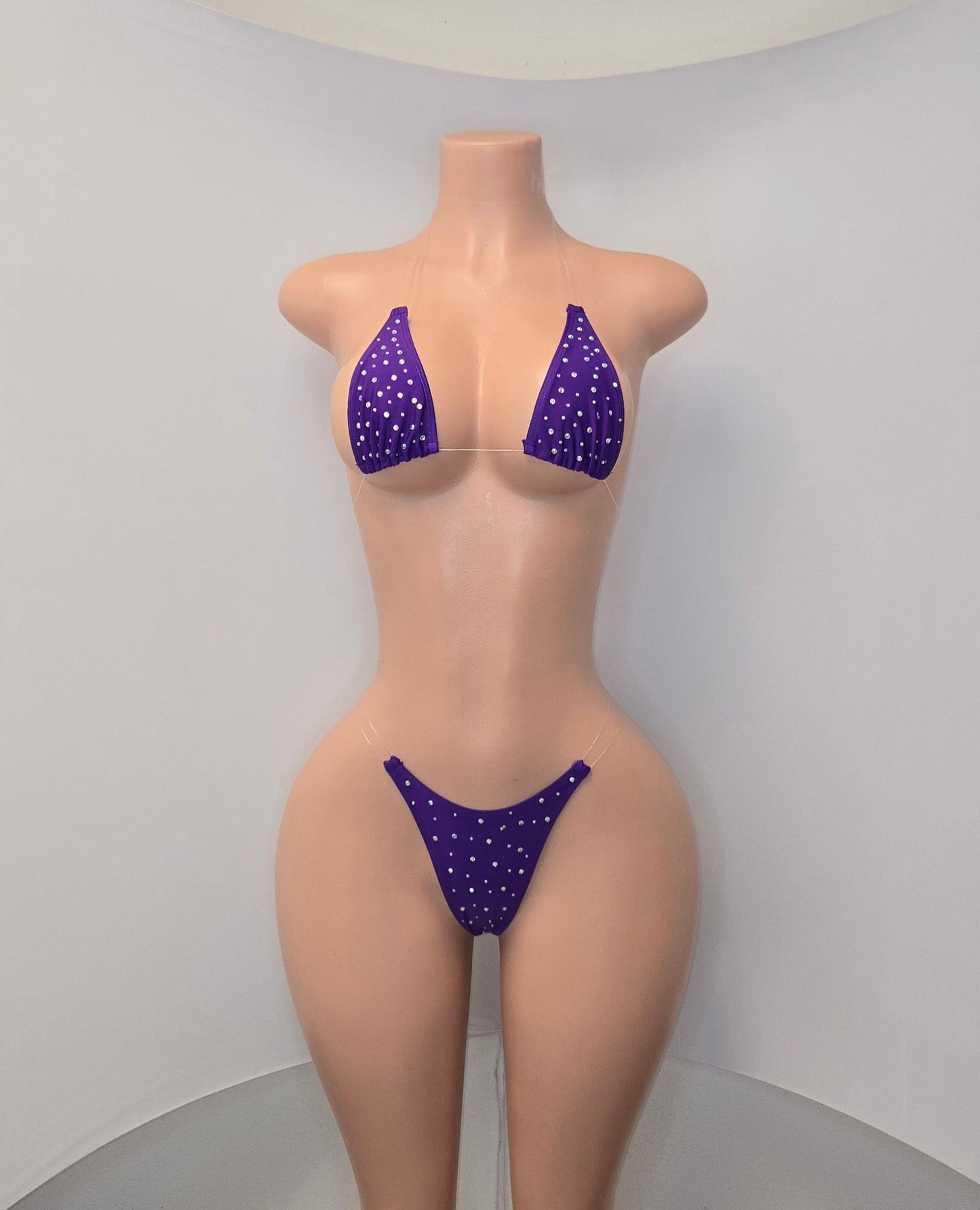 10B Set Susi Elastico transparente  With Stones