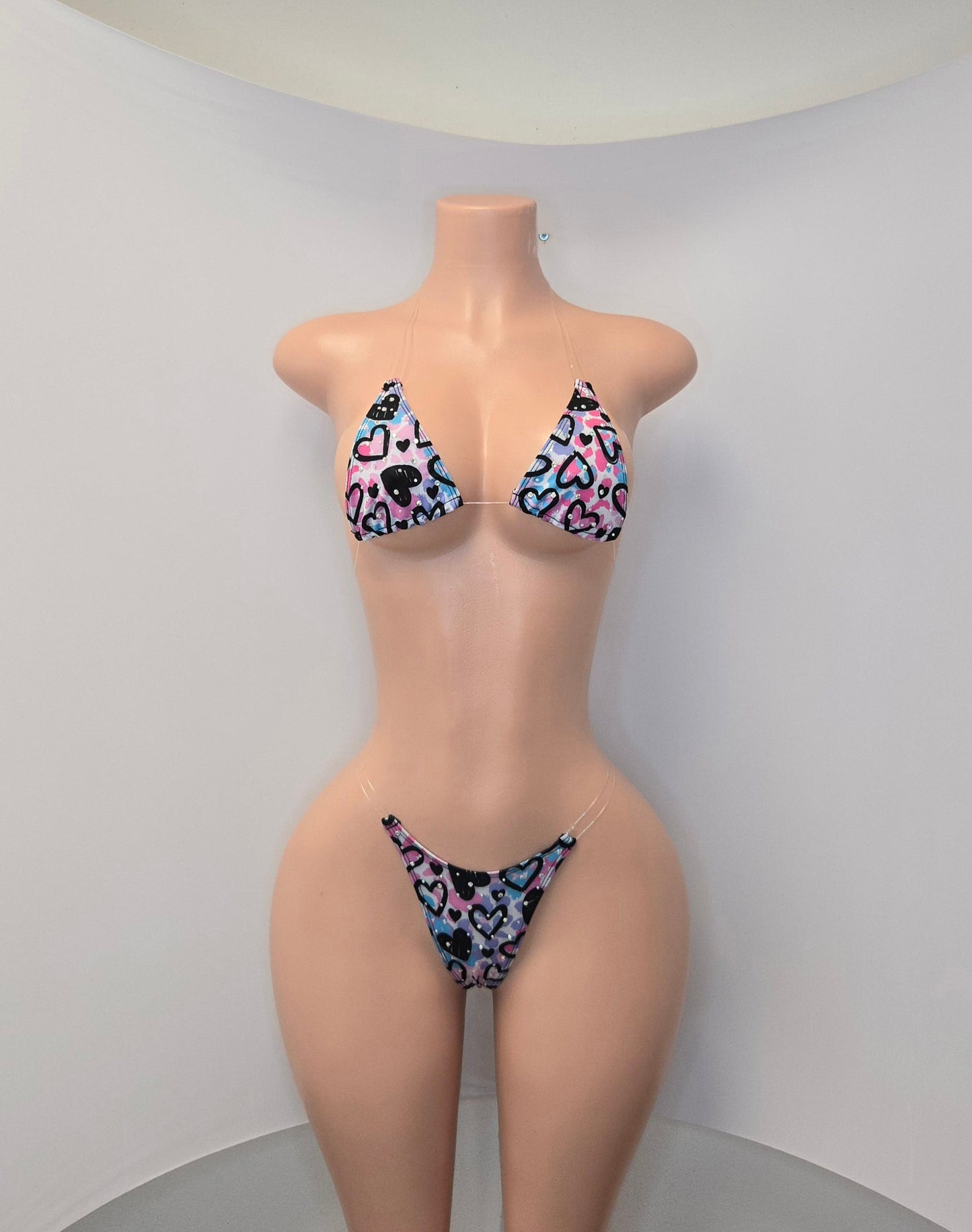 10B Set Susi Elastico transparente  With Stones