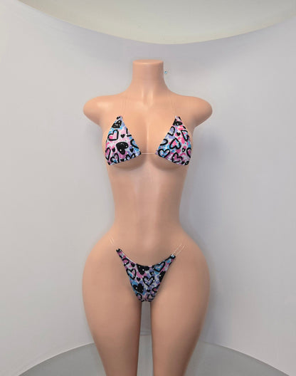 10B Set Susi Elastico transparente  With Stones